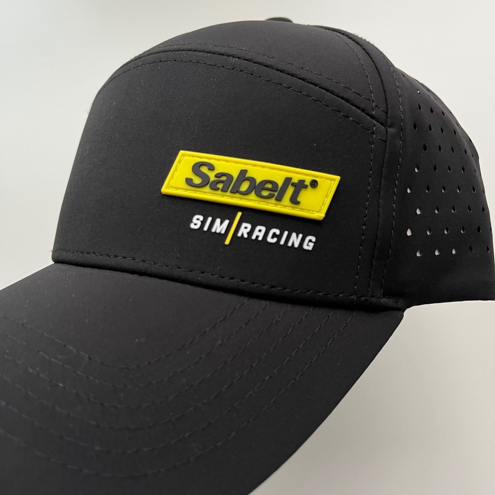 NWOT Sabelt‎ Sim Racing Adjustable Hat Black Yellow